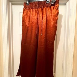Silky /Polyester Palazzo Pants